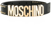 Moschino logo belt 
