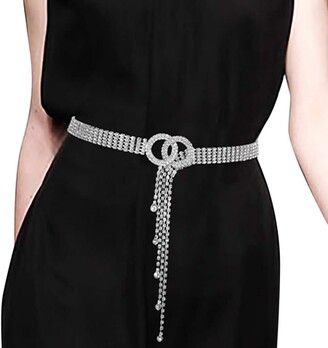 Silver Chain Belts For Women | Shop the world's largest collection of  fashion | ShopStyle UK