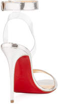 Thumbnail for your product : Christian Louboutin Jonatina Embossed Red Sole Sandal