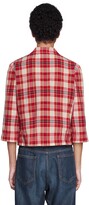 Thumbnail for your product : Gucci Tartan cotton single breasted jacket