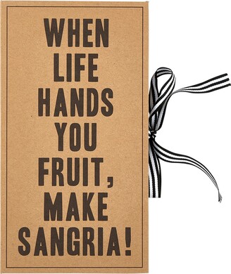 CREATIVE BRANDS Sangria Recipe Book Box
