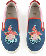 Thumbnail for your product : Fendi Cloth slip-on shoes