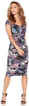 M&Co Tropical print shutter dress
