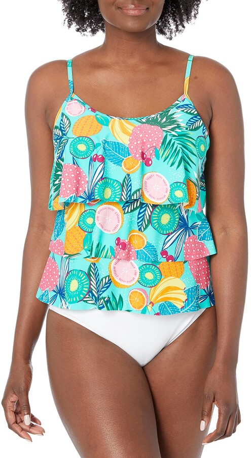 Caribbean joe bathing suit tops Clearance