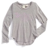 Thumbnail for your product : Roxy 'One Fish' Graphic Long Sleeve Tee (Toddler Girls, Little Girls & Big Girls)