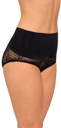 Nancy Ganz NEW The Sweeping Curves Lace Brief Black