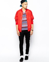 Thumbnail for your product : American Apparel Oversize T-Shirt With Aztec Print