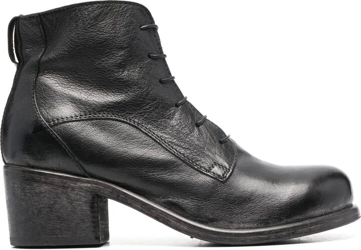 Moma Lace-Up Ankle Boots