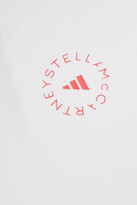 Thumbnail for your product : adidas by Stella McCartney TruePurpose perforated printed stretch-jersey tank