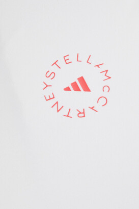 adidas by Stella McCartney TruePurpose perforated printed stretch-jersey tank