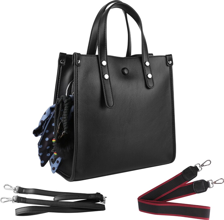 Vangoddy Vangas Women’s Genuine Leather Tote Satchel Bag