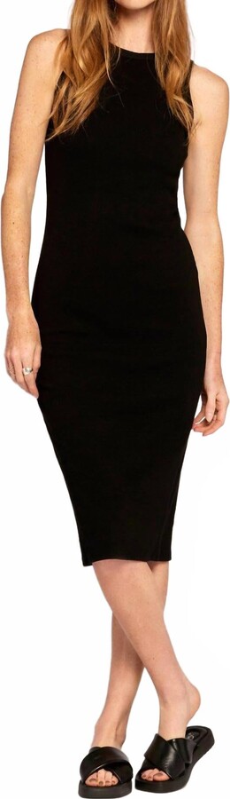 Current/Elliott Ava Sleeveless Bodycon Dress In Black