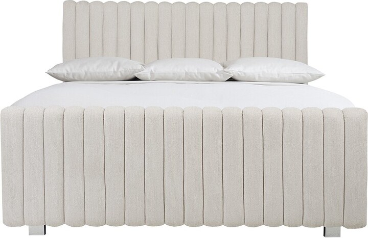 Bernhardt Silhouette Channel Upholstered Panel Bed