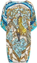 Thumbnail for your product : Moschino Printed Crepe De Chine Mini Dress