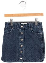 Thumbnail for your product : Stella McCartney Girls' Quilted Denim Skirt