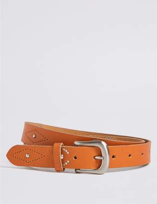 Marks and Spencer Leather Studded Hip Belt