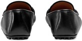 Thumbnail for your product : Gucci Leather driver with Web