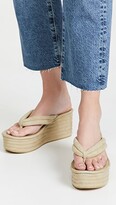 Thumbnail for your product : Veronica Beard Geno Platform Thong Sandals