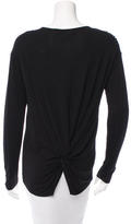 Thumbnail for your product : Derek Lam 10 Crosby Twist Knot Scoop Neck T-Shirt
