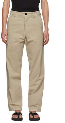 J.W.Anderson Beige Flax Chino Trousers