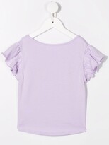 Thumbnail for your product : SONIA RYKIEL ENFANT logo-print organic cotton T-shirt