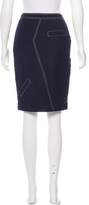 Thumbnail for your product : Band Of Outsiders Wool Knee-Length Skirt
