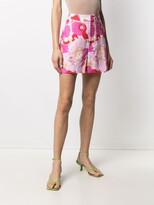 Thumbnail for your product : La DoubleJ Floral Print High-Waisted Shorts