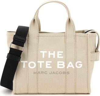 Marc Jacobs Logo Printed Zip-Up Small Tote Bag