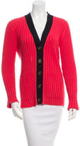 Thumbnail for your product : Tory Burch Long Sleeve V-Neck Cardigan