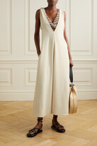 Thumbnail for your product : Proenza Schouler Layered Stretch-crepe Maxi Dress - Sand