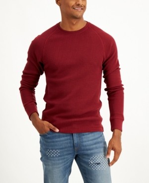 red thermal shirt