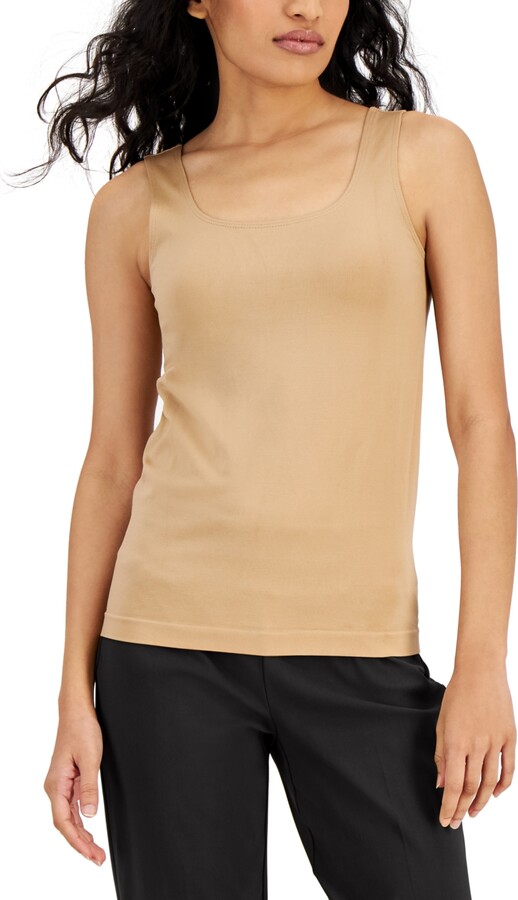 Beige Women's Tank Tops | Shop The Largest Collection | ShopStyle