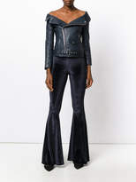 Thumbnail for your product : Faith Connexion off-shoulder leather jacket