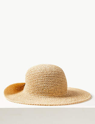 Marks and Spencer Crochet Look Plain Sun Hat