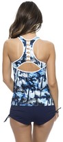Thumbnail for your product : Nautica Palm To Perfection Racerback Tankini Top