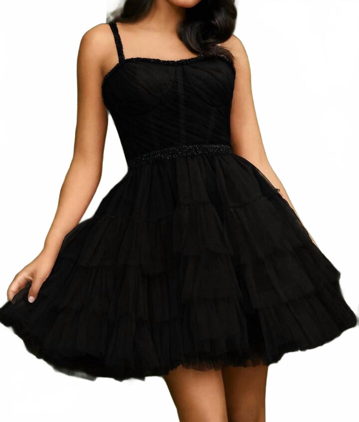 ASHLEYlauren Cocktail Dress In Black