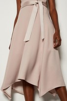 Thumbnail for your product : Karen Millen Notch Neck Sleeveless Crepe Midi Dress