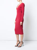 Thumbnail for your product : DSQUARED2 V-neck fitted dress