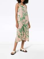 Thumbnail for your product : Pleats Please Issey Miyake Swimming-print plisse midi dress