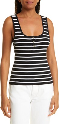 Black And White Striped Tank Top | Shop the world's largest 
