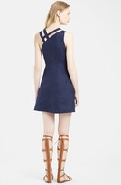Thumbnail for your product : Valentino Asymmetrical Back A-Line Linen Dress