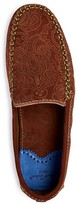 Thumbnail for your product : Robert Graham Verrazano Paisley Nubuck Driving Loafers