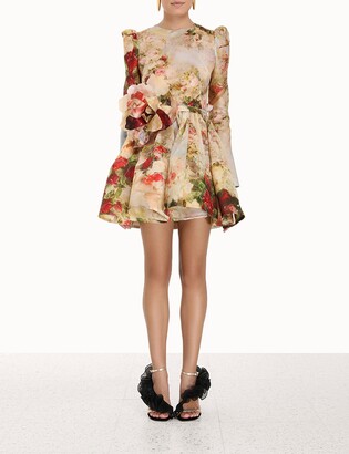【Zimmermann】LUMINOSITY RUCHED MINI DRESS ミニドレス Zimmermann LUMINOSITY RUCHED MINI DRESS | REVERSIBLE