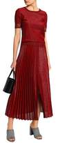 Thumbnail for your product : Missoni Pleated Metallic Knitted Midi Skirt