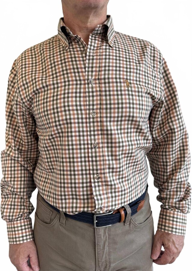 Southern Casanova Hickory Bend Check Button Down Shirt In Multi