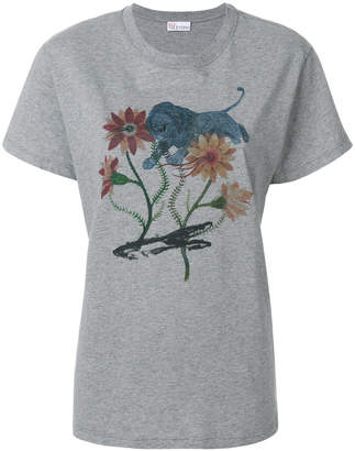 RED Valentino floral print T-shirt