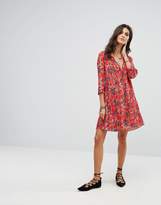 Thumbnail for your product : BA&SH Floral Print Smock Dress