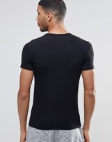 Thumbnail for your product : HUGO BOSS By Muscle Fit Rib T-Shirt In Black