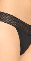 Thumbnail for your product : Splendid Mesh Lace Thong