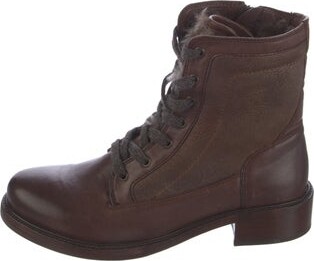 Trask Leather Combat Boots